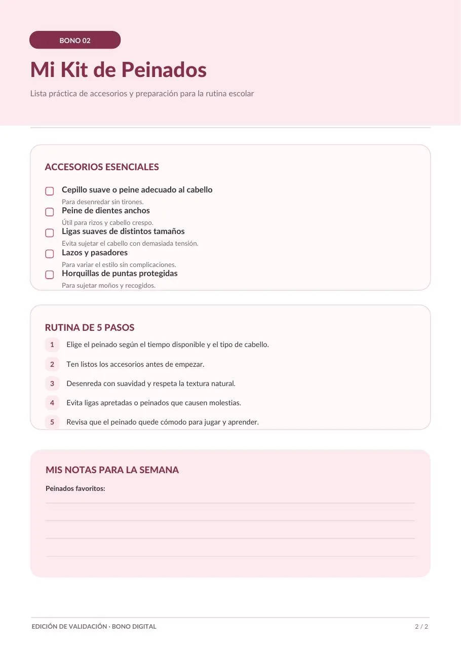 Vista previa del calendario, página 2